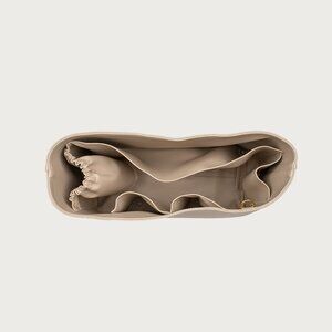 Vegan Leather Tote Bag Organizer - Tote Bag Insert - Color Sand